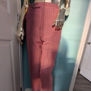 Vintage striped pants - Fortrel made in Canada